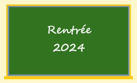 Rentrée de septembre 2024