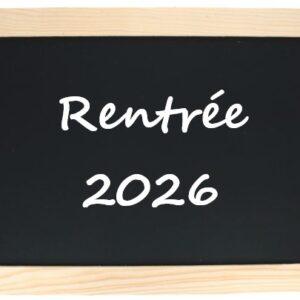 Rentrée 2026