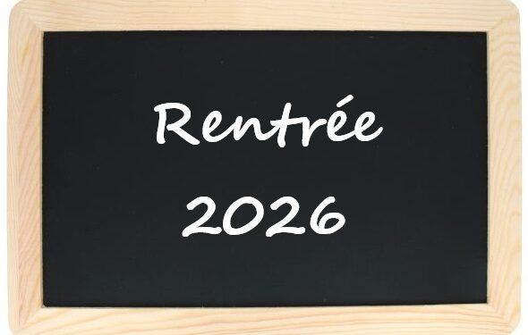 Rentrée 2026